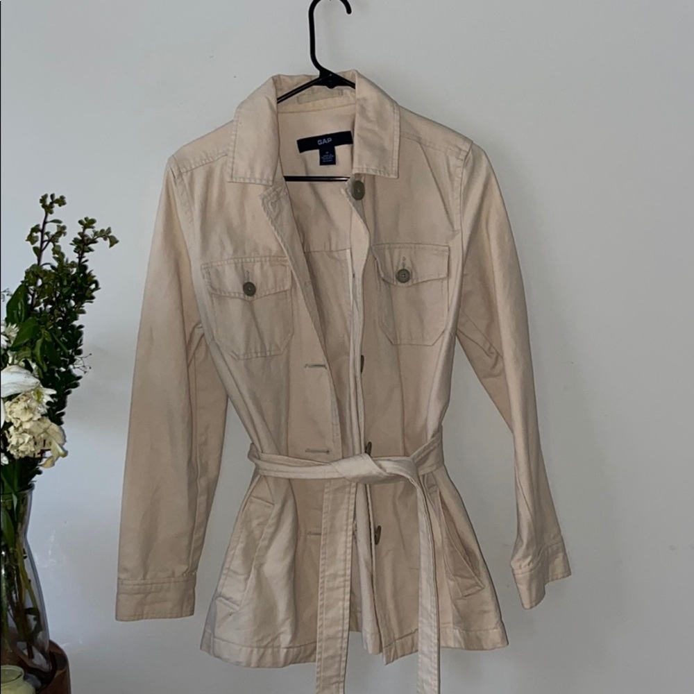 Gap Cream Trench Coat